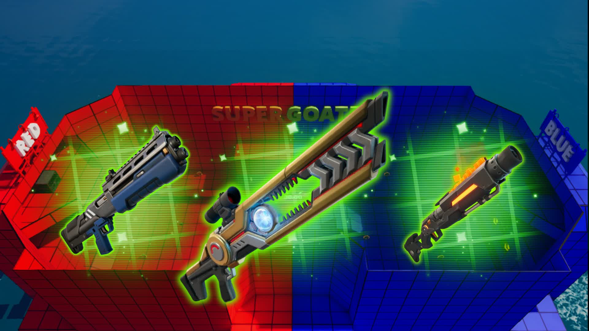 RED vs BLUE SUPER GOATED