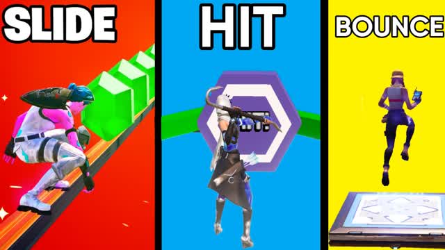 JUST SLIDE, JUST HIT, JUST BOUNCE ALL