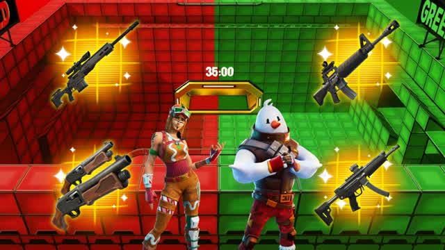 FESTIVE RED VS BLUE🔴🔵 ZERO BUILDS⭐