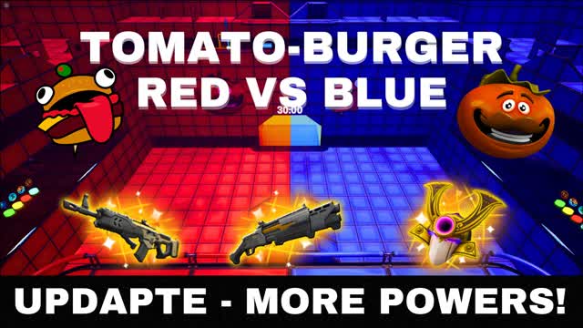 TOMATO-BURGER đŽđ” RED VS BLUE