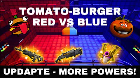 TOMATO-BURGER 🔴🔵 RED VS BLUE