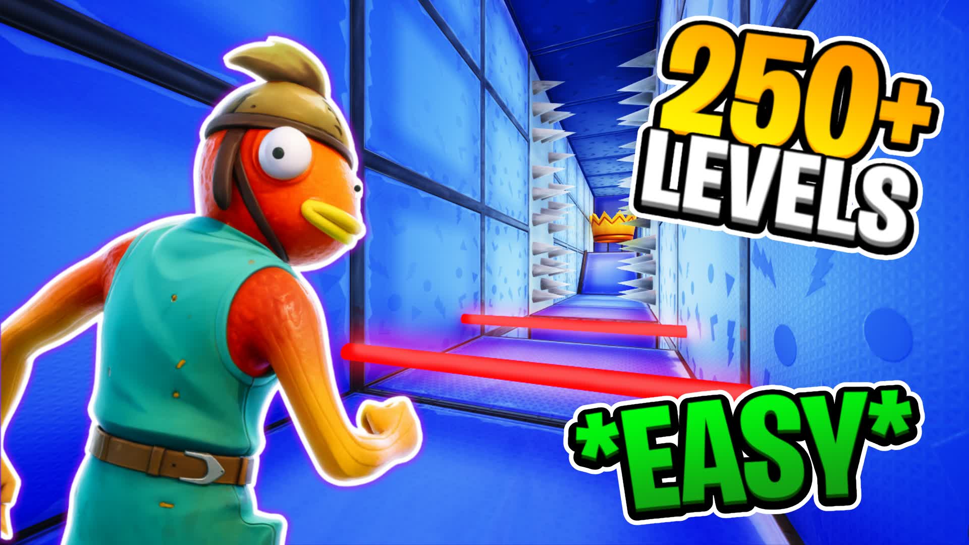 EASY DEFAULT PARKOUR 250+⭐CRAZY DEATHRUN