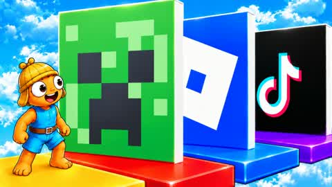 GUESS LOGO 🔎PARKOUR OBBY EGGS