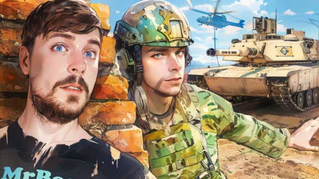 🔵MrBeast & Local Military🔴