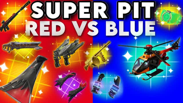 🔴SUPER PIT RED VS BLUE🔵