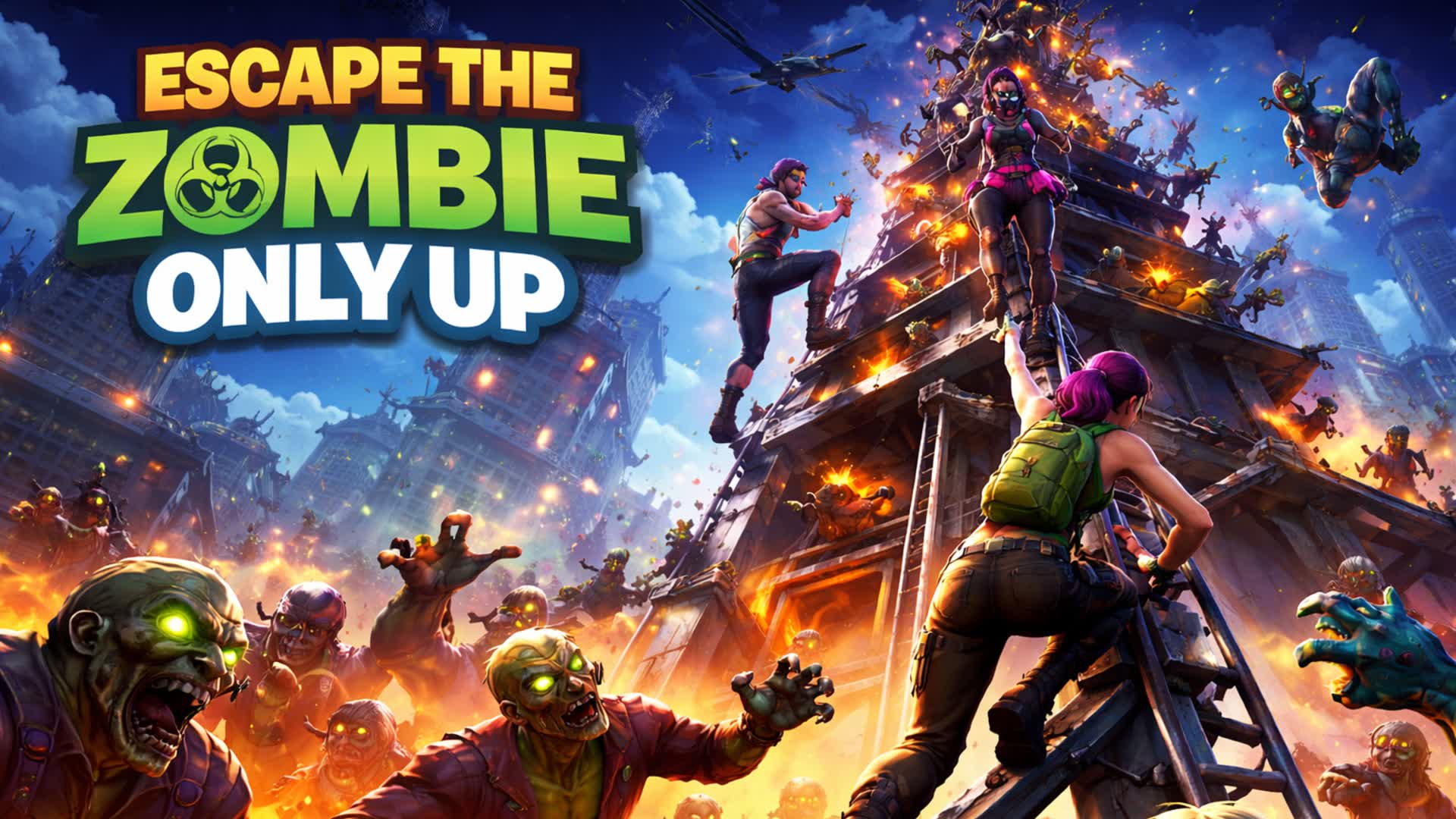 Escape The Zombie Only UP!