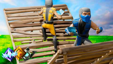 1V1 SCORPION VS SUB-ZERO WITH MEME SOUND