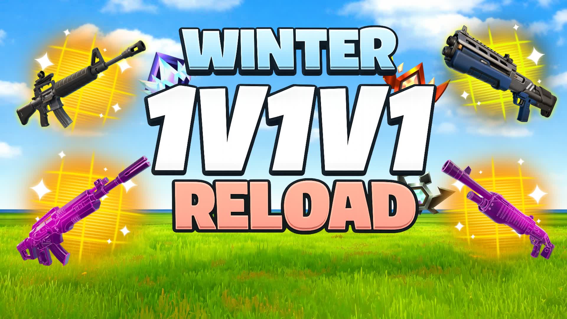 1v1v1 Winter Reload FFA
