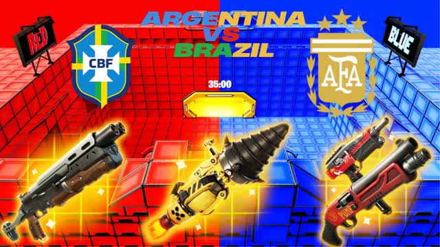 ARGENTINA VS BRASIL CRAZY RED VS BLUE