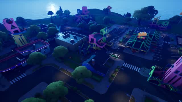 Neon Town Gun Game