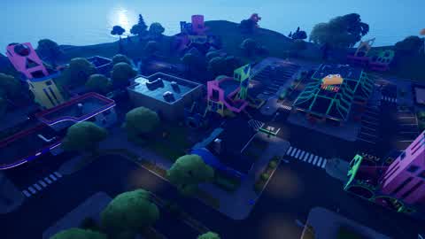 Neon Town Gun Game