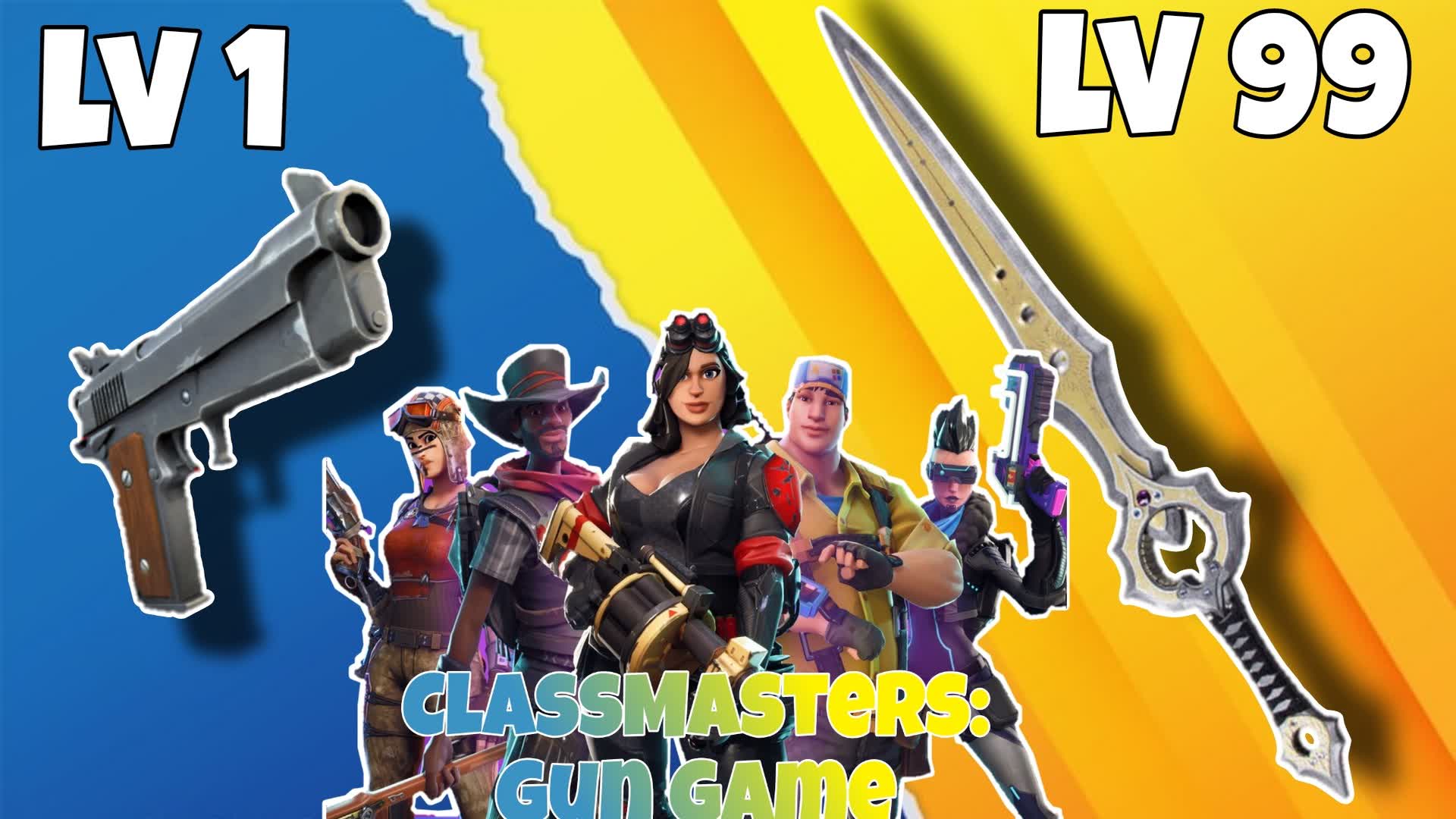 Play ClassMasters Gun Game Fortnite Zone