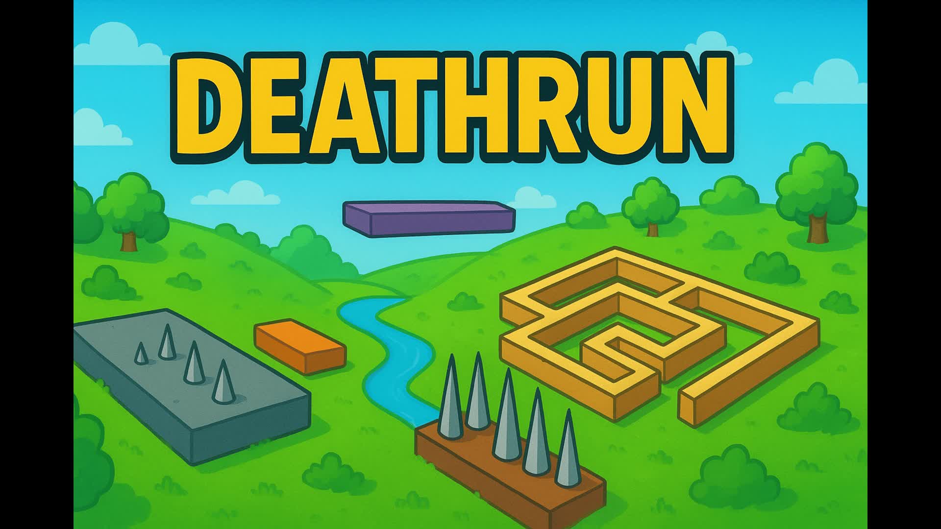 ✨14 Levels Hard Deathrun✨