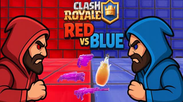 CLASH ROYALE RED VS BLUE