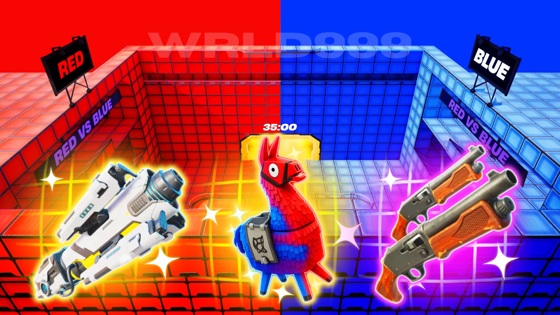 ZOMBIE RED VS BLUE 🔴🔵