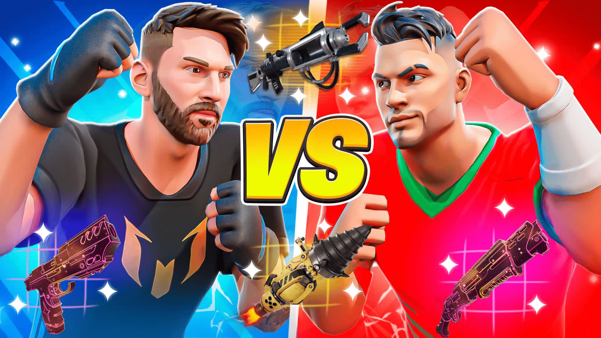 ⭐️RONALDO VS MESSI 🔴RED VS BLUE 🔵