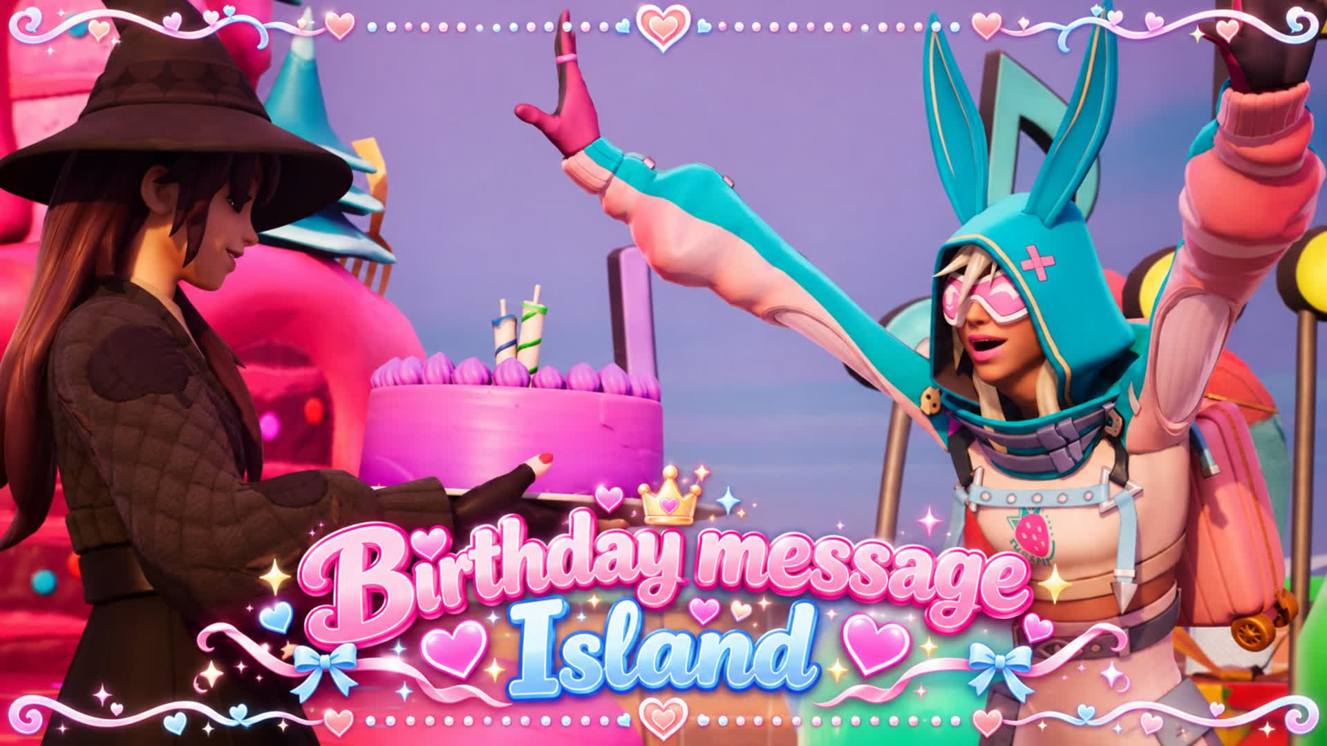Birthday message Island バースデーメッセージ アイランド