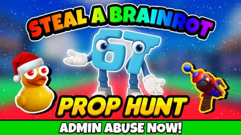 STEAL A BRAINROT PROP HUNT 🎄