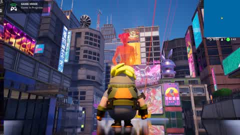 Cyber FallGuy City Street