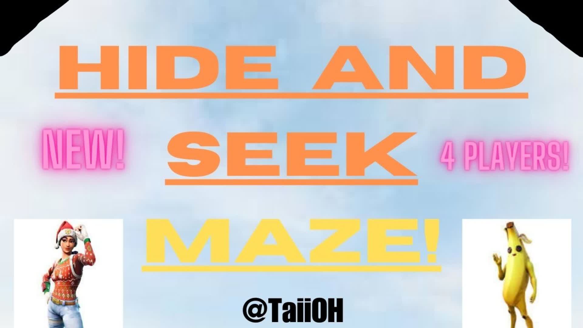 HIDE AND SEEK MAZE 124305493956 by taiioh Fortnite Creative Map