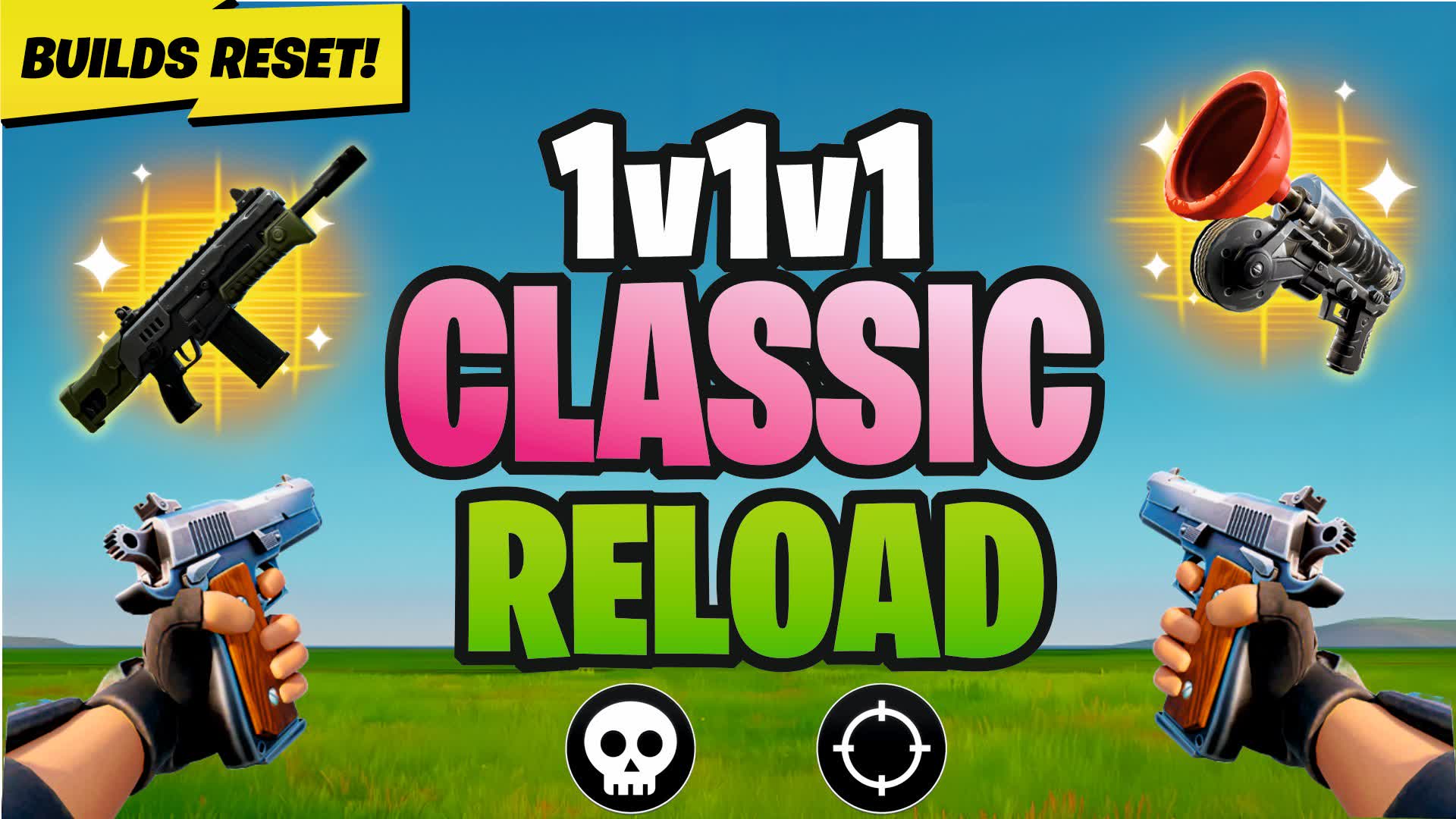 🎯1v1v1 CLASSIC RELOAD FFA⚡