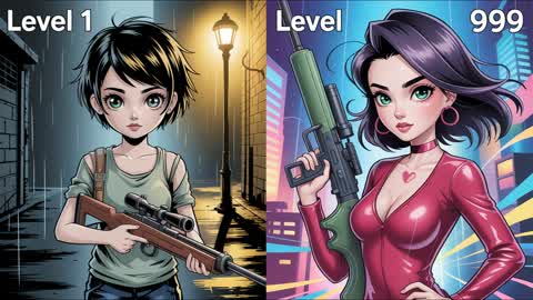 🎯 LvL 1 vs LvL 100 One Shot Sniper 🎯
