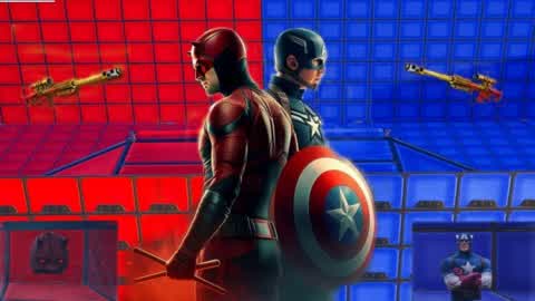 🔴DAREDEVIL vs CAPTAIN AMERICA🔵