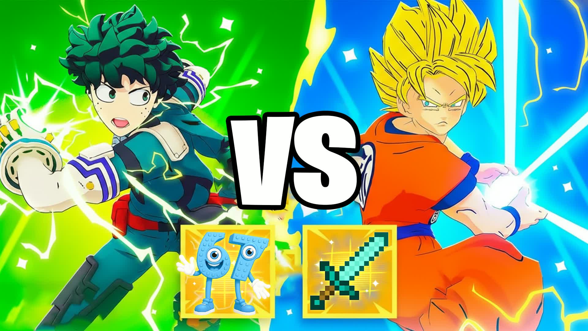 💥GOKU VS DEKU🐉