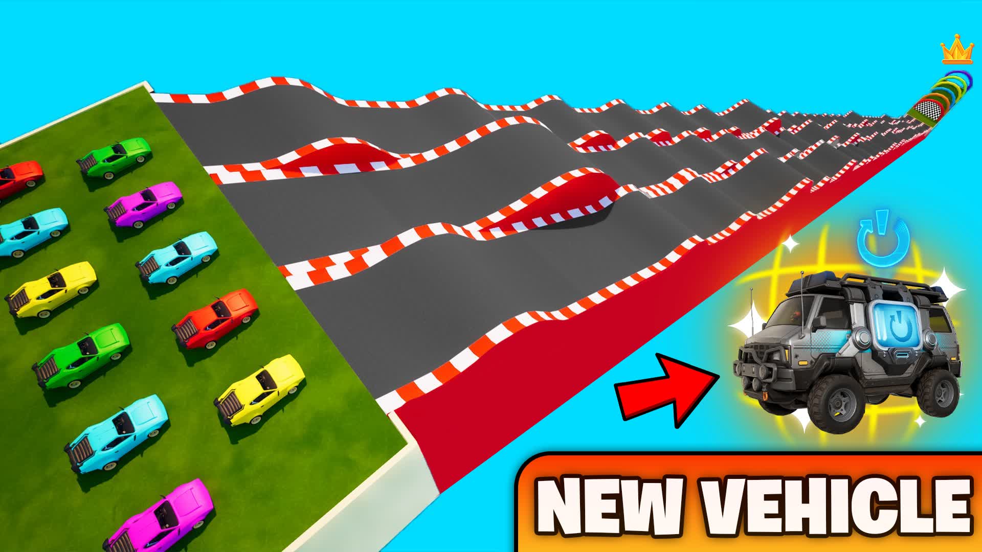 CRAZY MEGA CAR RAMP 🎯