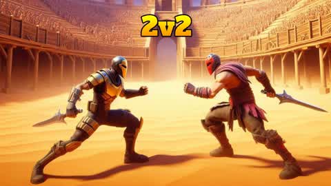 2 VS 2 arena no deserto