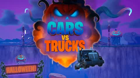 CARS VS TRUCKS - HALLOWEEN 🎃