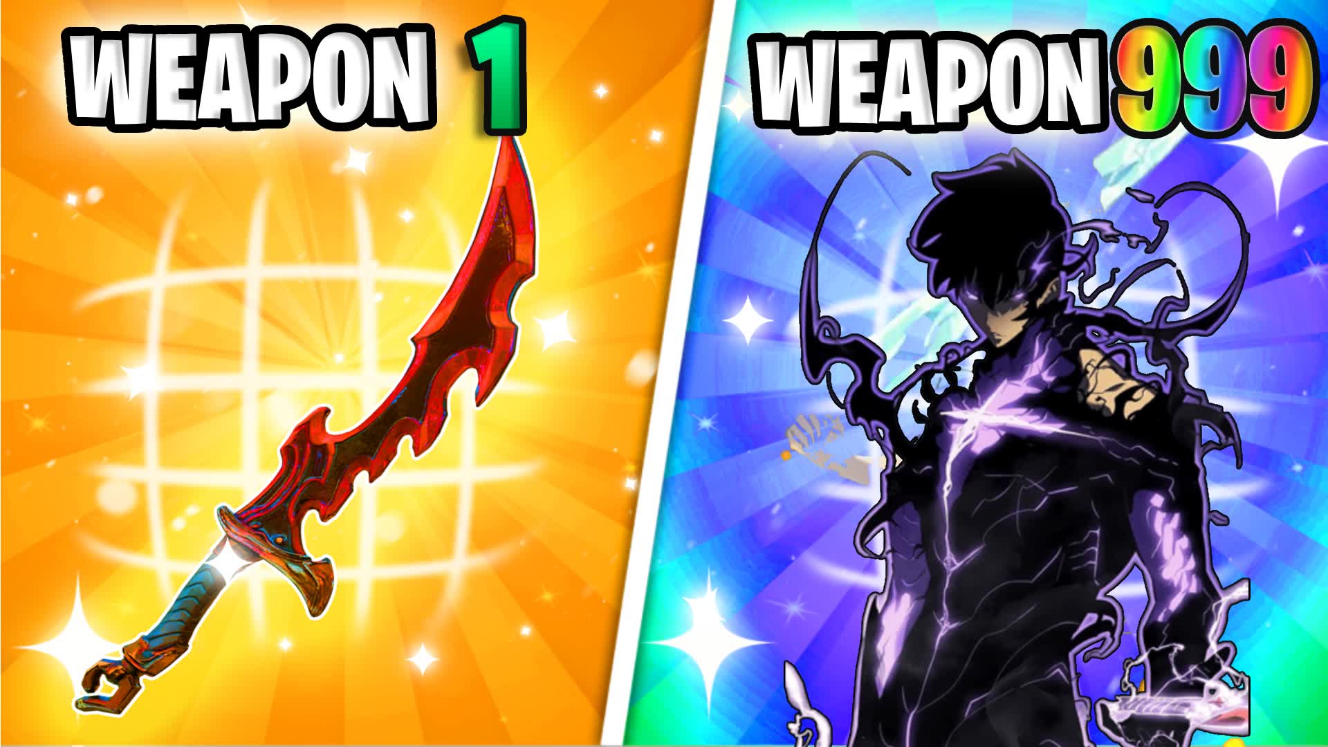 ⚔️SOLO LEVELING GUN GAME🎯