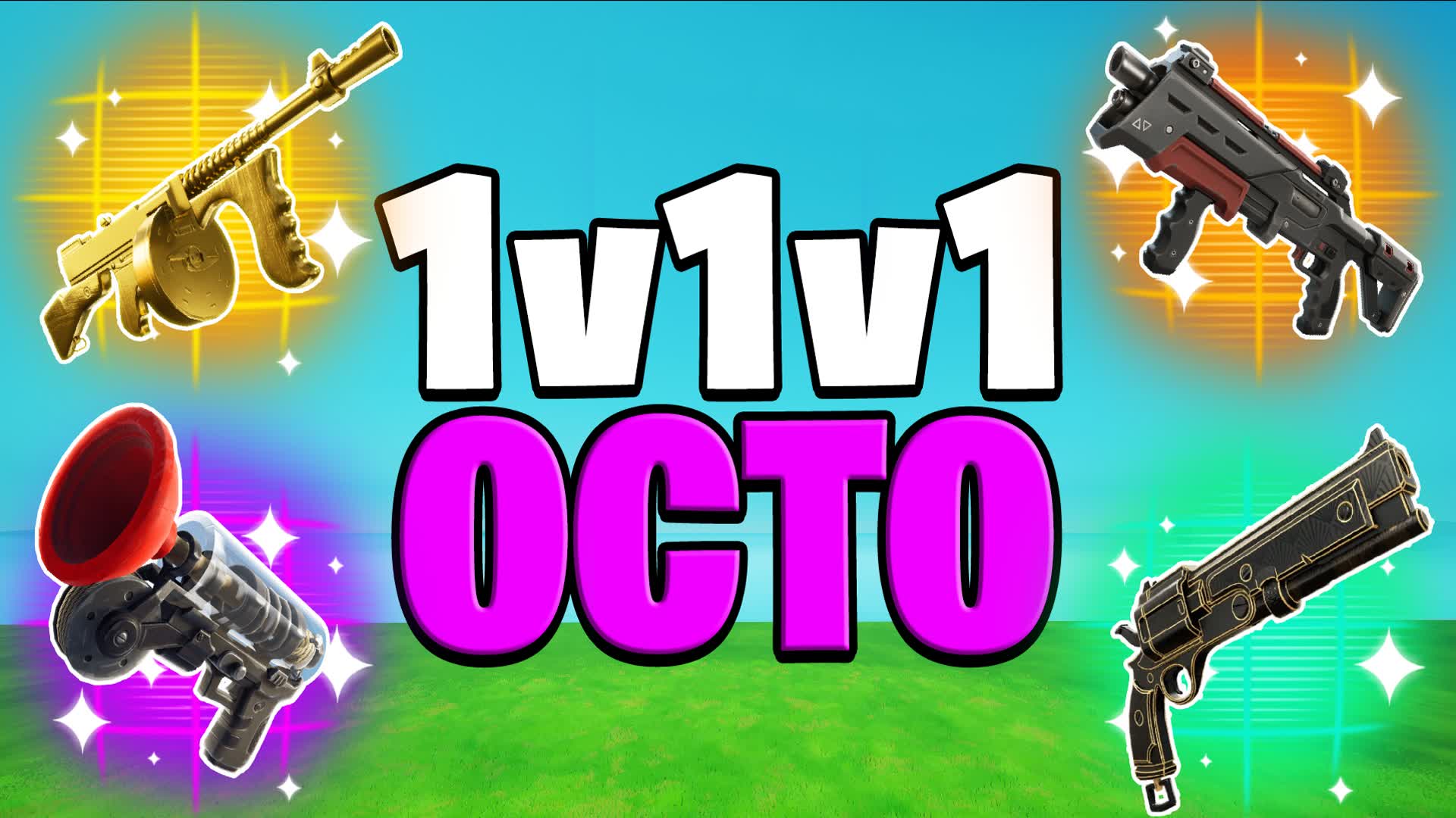 OCTO GAME 3 1V1V1 FREE FOR ALL