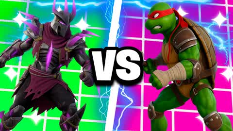 🟢TURTLES VS CHRADDER 🟣 🐢TMNT🐢POL1R