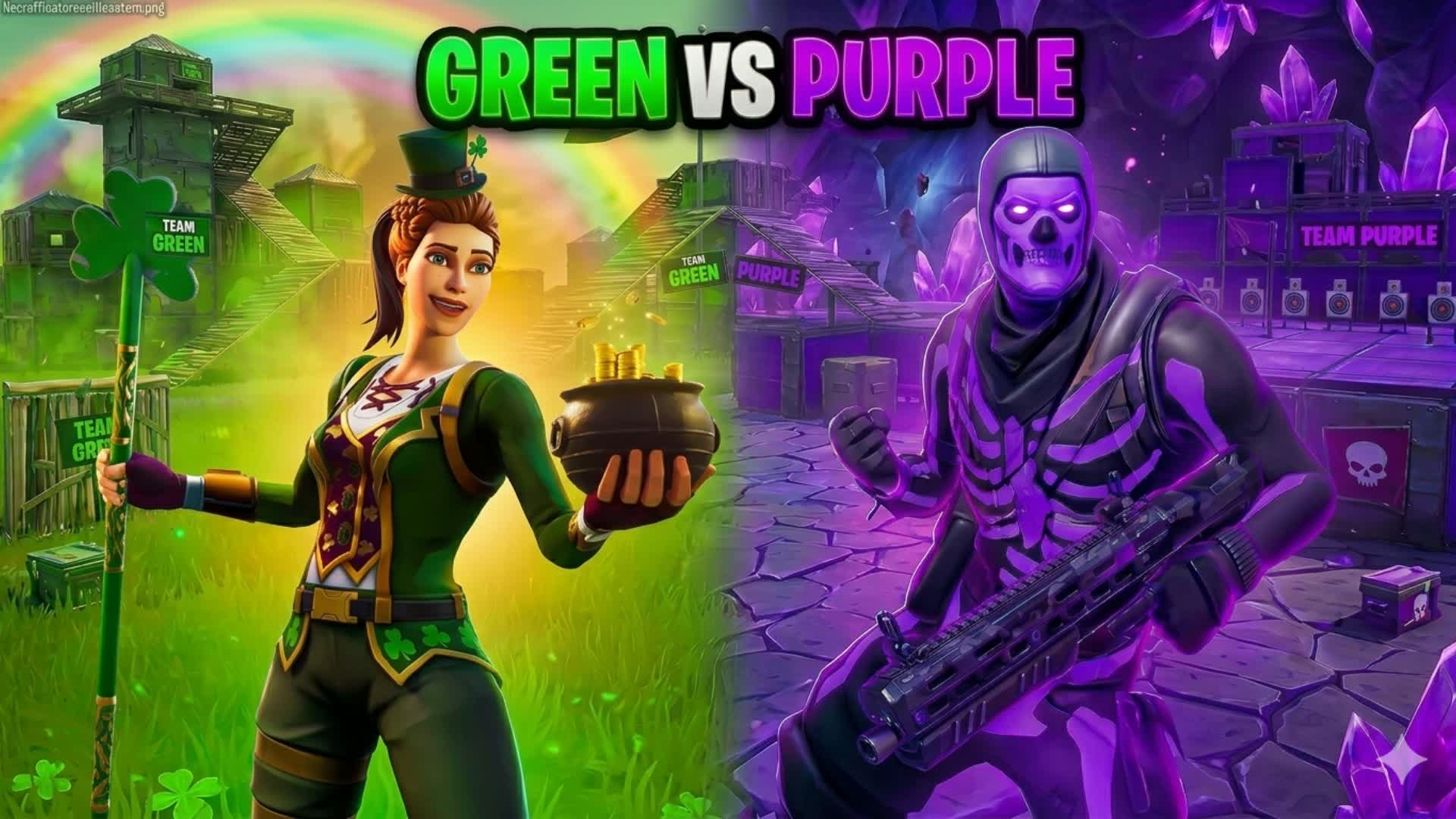 グリーンVSパープル:アルティメット・ショーダウン 💚💜