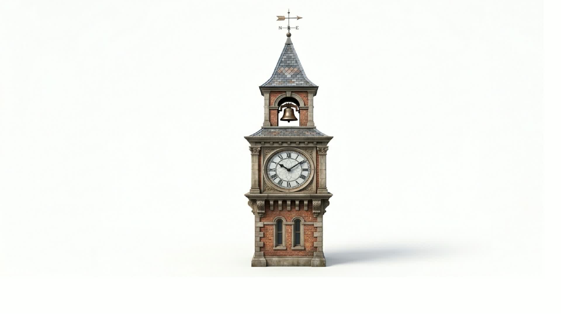 Uma torre do relógio