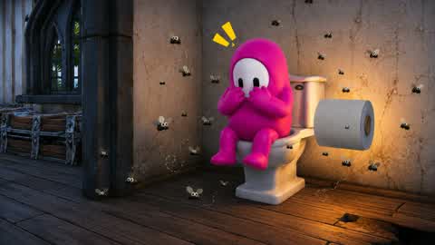 Where is the toilet