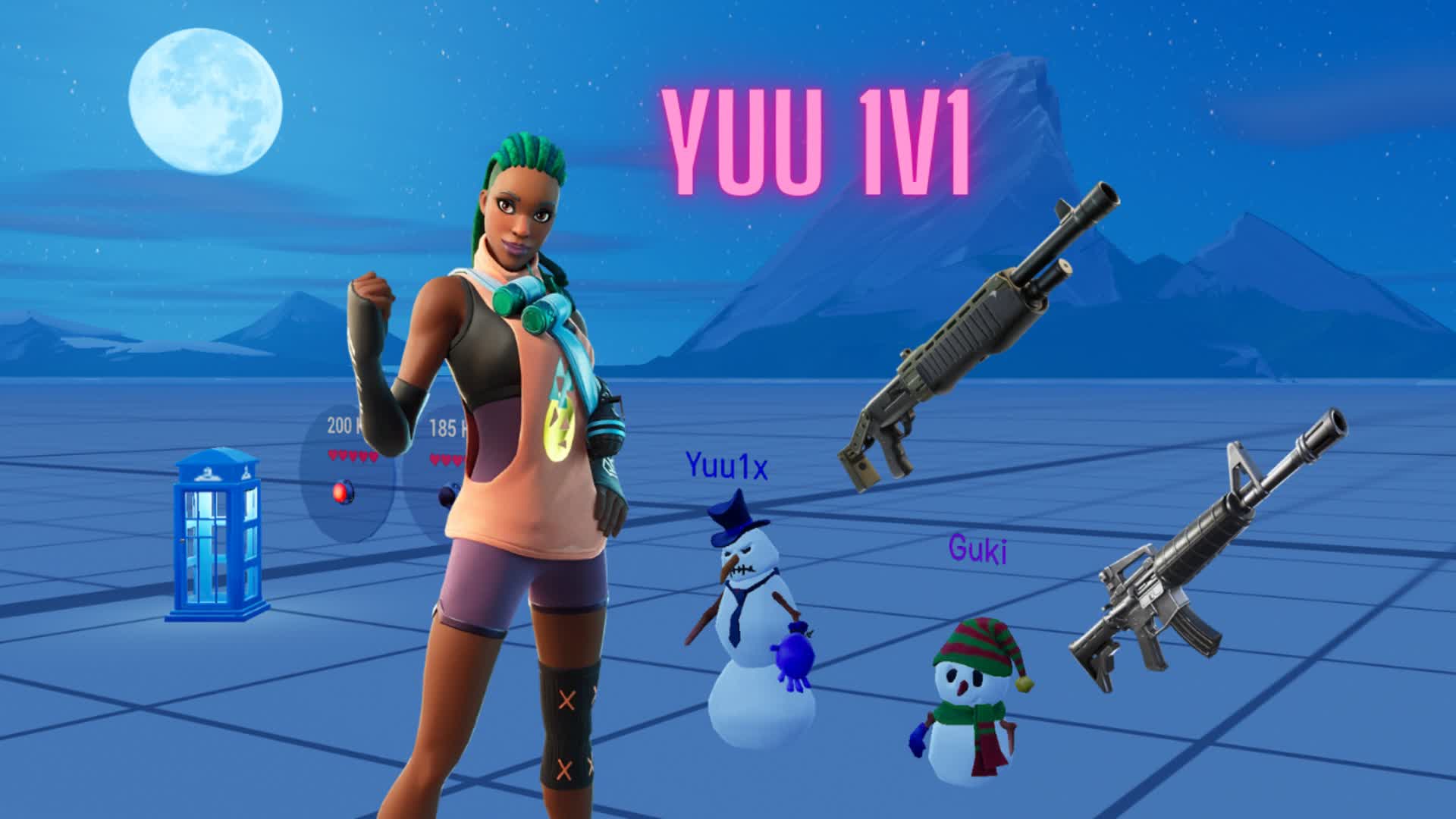yuu1x 1v1