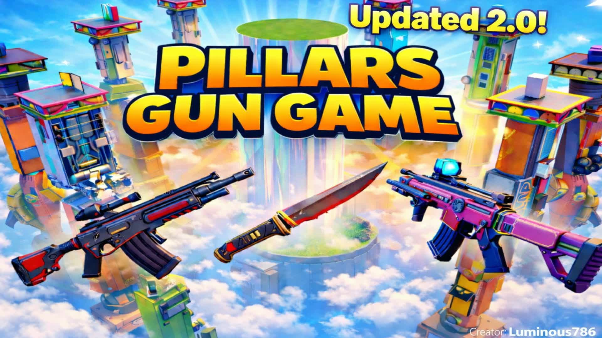 [📊] Pillars Gun Game CODE: 4124-3896-5947 | Fortnite Live Stats - fortnite