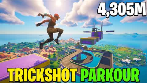 4,305m TRICKSHOT PARKOUR🎯100+ LEVELS