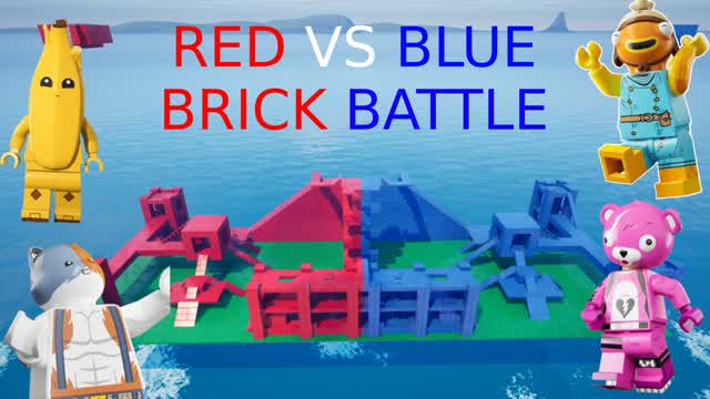 RED VS BLUE BRICK BATTLE