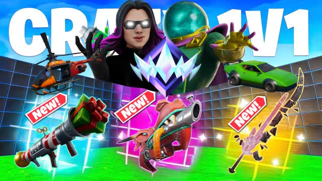 CRAZY 1V1 FFA - ALL GUNS & CARS