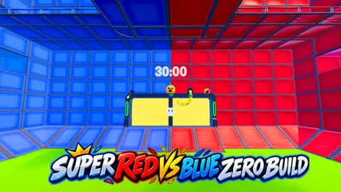 SUPER RED VS BLUE🔴🔵ZERO BUILD