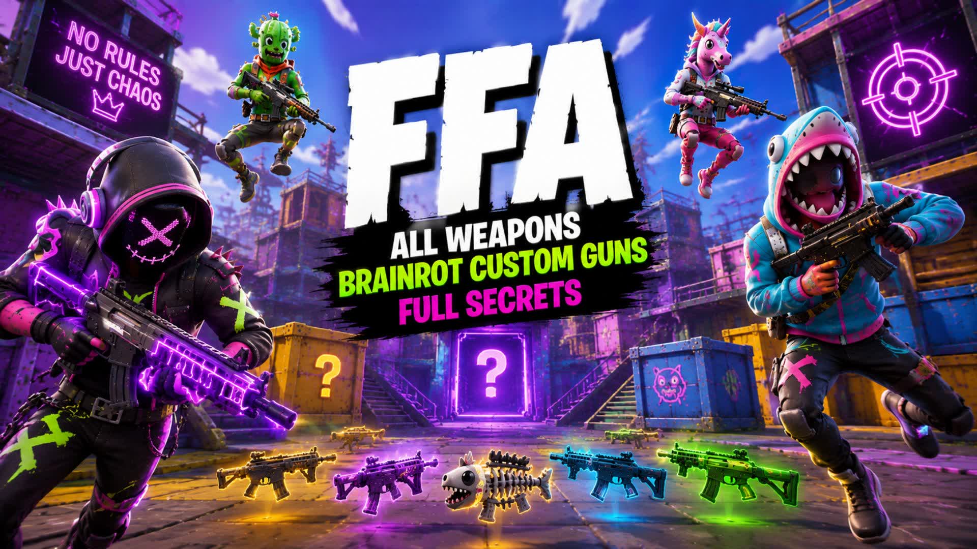BRAINROT FFA CUSTOM GUNS INSANE SECRETS