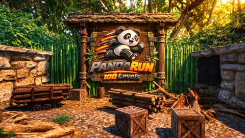 đź PANDA RUN â 100 LEVELS đ