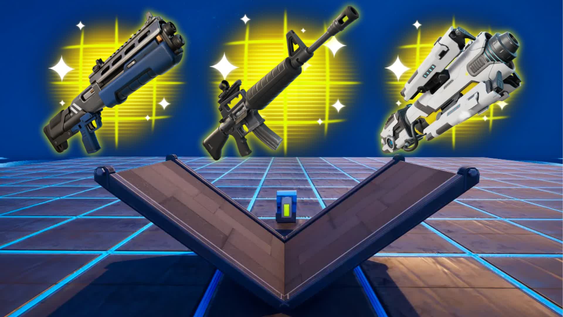 ALL WEAPONS 1V1 MAP!