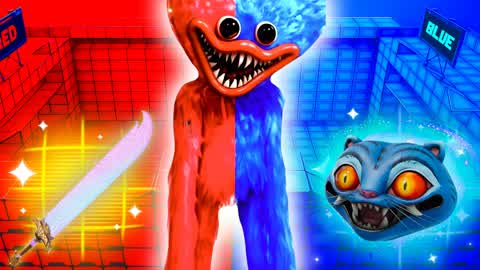 CRAZY WUGGY RED VS BLUE🔴🔵ROVIX