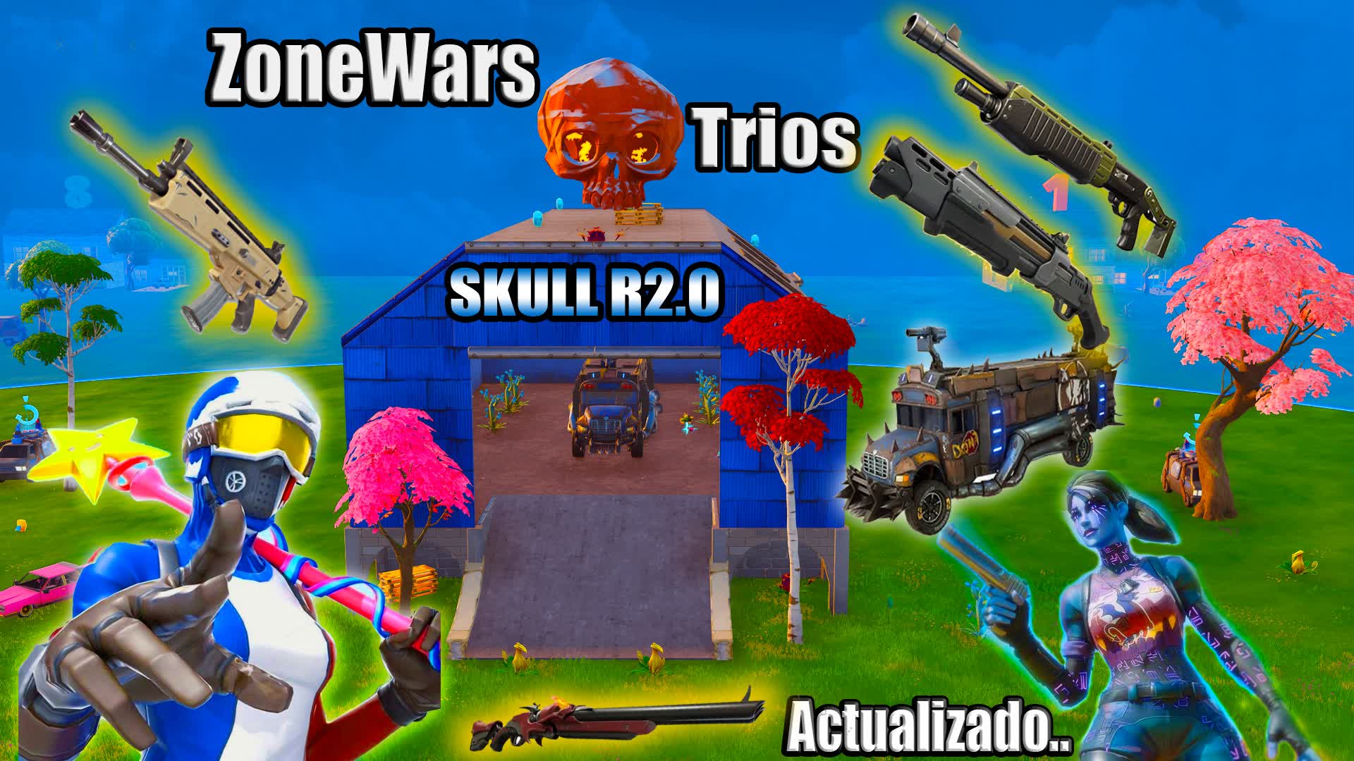 Zone Wars Trios Skull R2.0