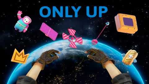 FIRST PERSON FALL GUYS ONLY UP!👑