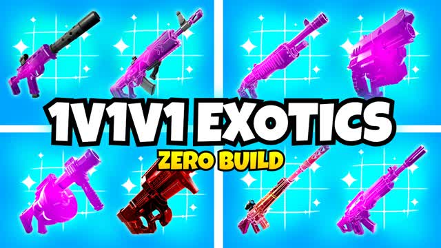 1v1v1 EXOTIC PVP 1v2 ZERO BUILD FFA PRO